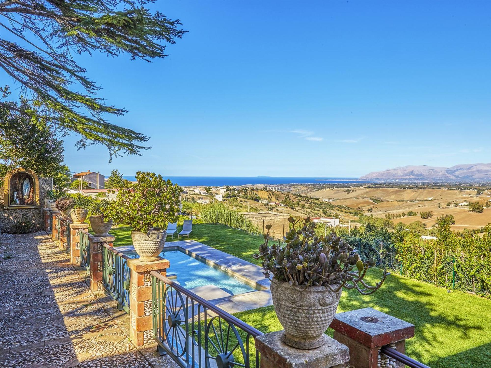 Villa Tommaso Maruggi, Sicilia, Con Jacuzzi E Piscina Privata Alcamo Εξωτερικό φωτογραφία