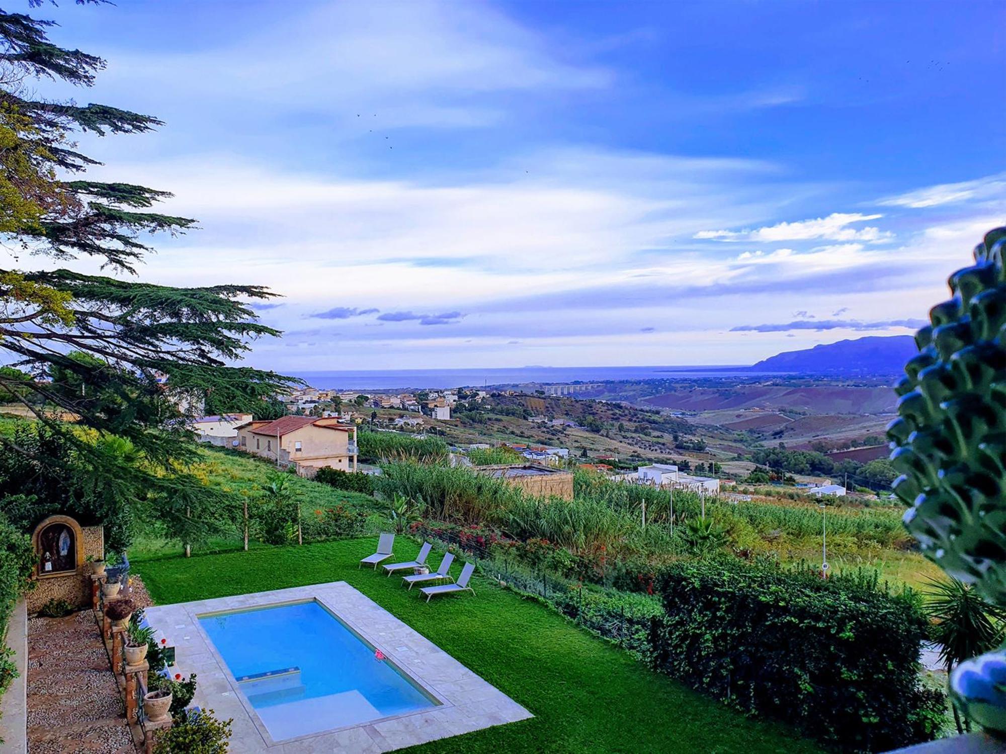 Villa Tommaso Maruggi, Sicilia, Con Jacuzzi E Piscina Privata Alcamo Εξωτερικό φωτογραφία